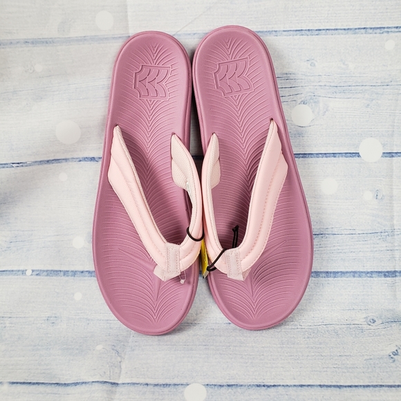 New Juniper Slides Pink Sz. 12 comfortable easy wear for summer. Deep tread - Picture 3 of 6